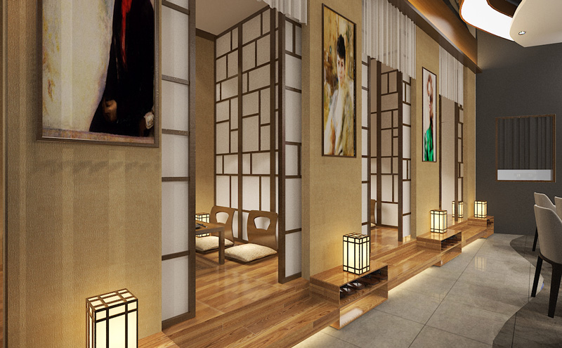 上野櫻花日料餐飲室內裝飾工程